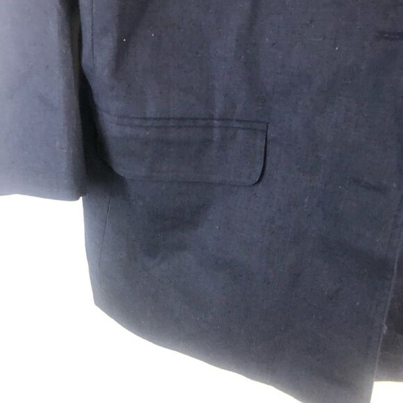 Roo Crossing Blue Two Buttons Blazer size 8P - Picture 3 of 7